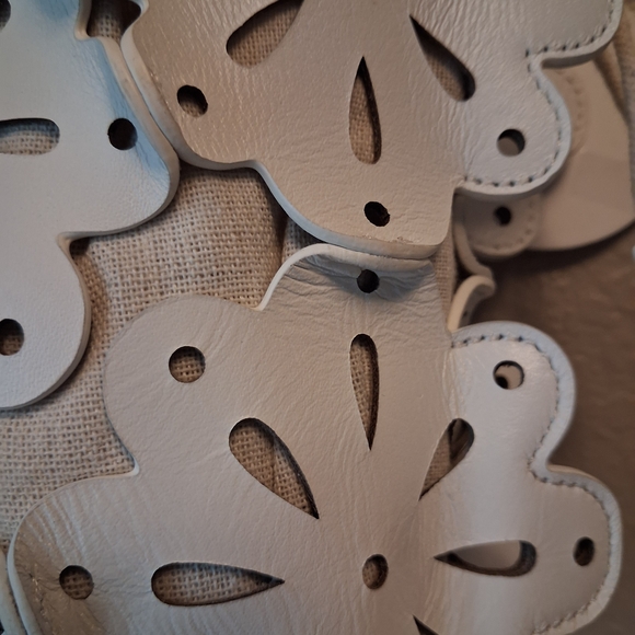 NWT STAUD White Floral Cutout Mini Bag - Picture 4 of 4